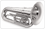 Jupiter JSH-594L 3 Valve Brass Sousaphone VERY NICE